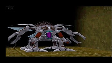 Damien down in the first round: Digimon World 2 Disk Domain boss fight