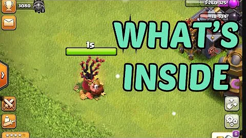 WHAT’S INSIDE THE (LUCKY SHRUB) ||CLASH OF CLAN ||