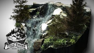 REAL TERRAIN EXTENDED INTRO: Houdini SideFX Waterfall Water Simulation