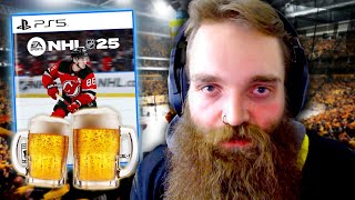 Drunk NHL 25 Gameplay - My BEST Performance Ever?