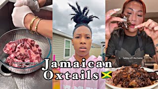 Cassy cooking Jamaican Oxtails 🇯🇲 Easy Recipe 😍