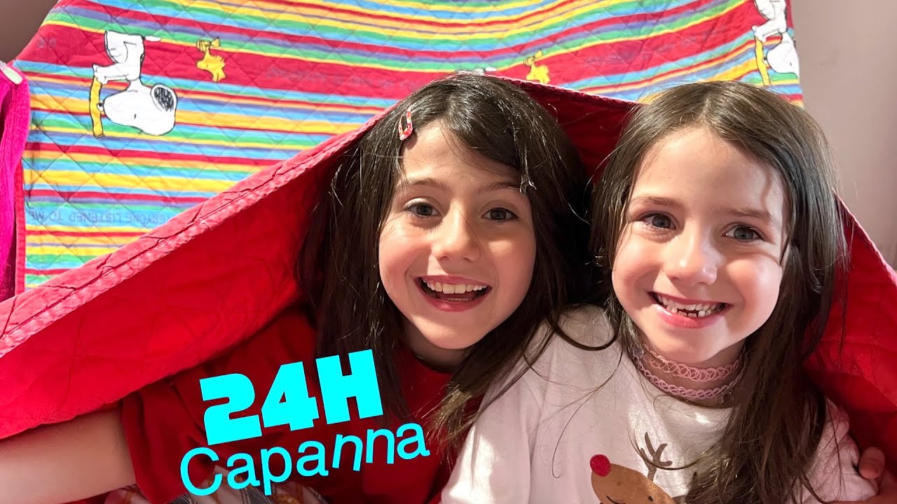 CHALLENGE 24h IN CAPANNA #vanessaeanastasia #mammaromina