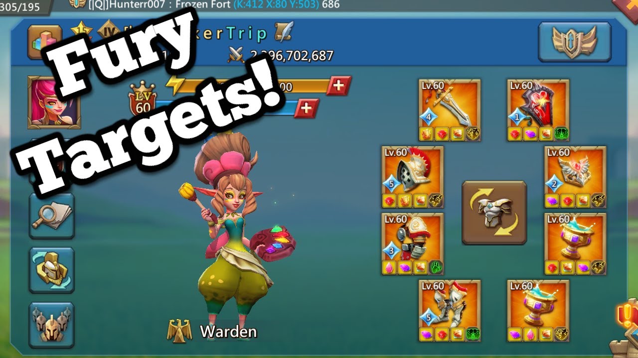 Smashing Fury Targets In KvK! - Lords Mobile - YouTube
