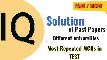 IQ English NUST university aptitude test past paper solution by Muhammad Amin Sharif