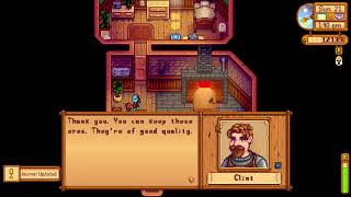 Copper Ores from Geodes count for Clint's copper ore quest ? Wow easiest quest I ever completed