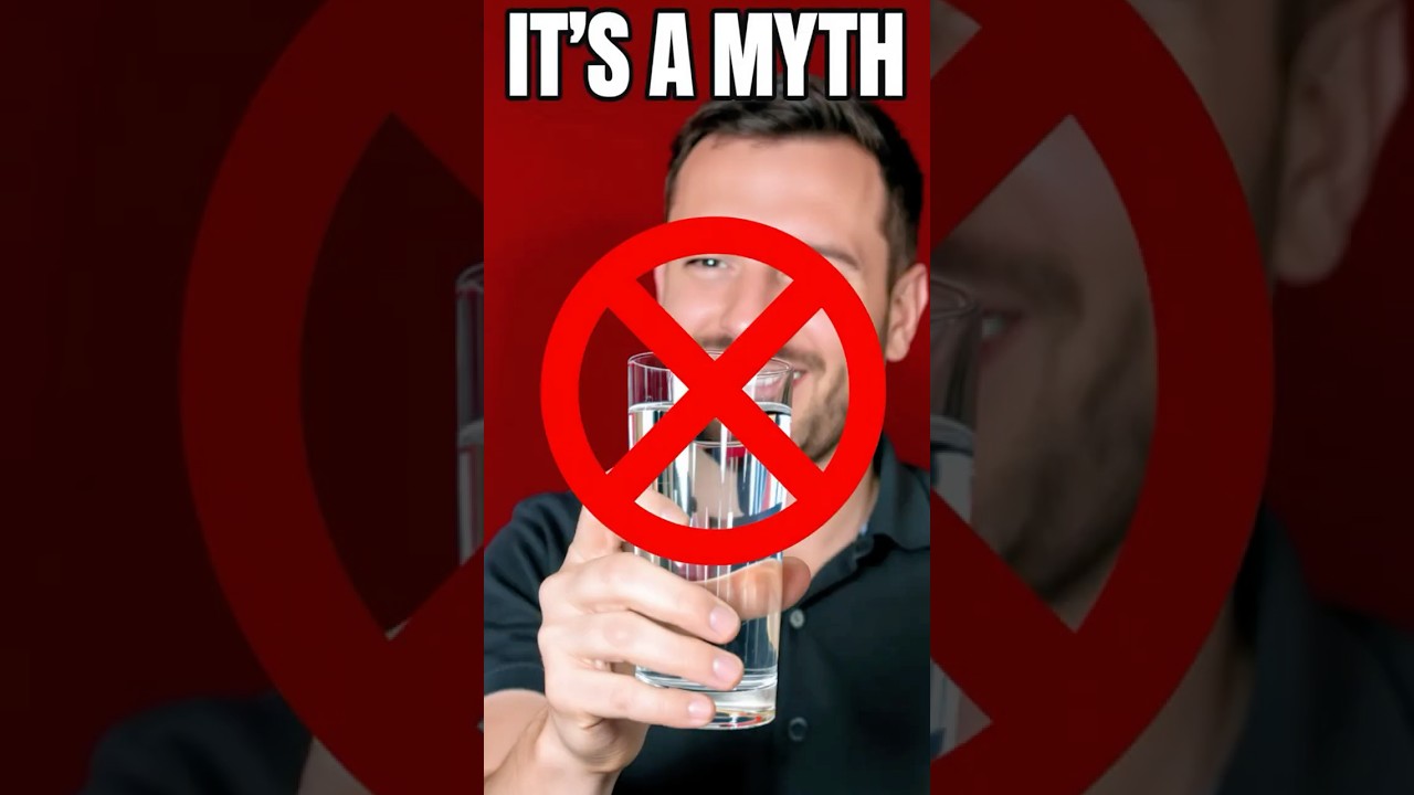 The 8 Glasses of Water Rule is a MYTH! #shorts