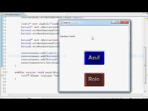 Tutorial Java 48  JButton con Rollover