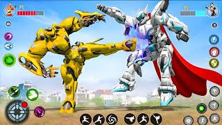 Juego de transformación de coches jet de Bumblebee y Optimus Prime - Super Battle - Jugabilidad e... screenshot 2