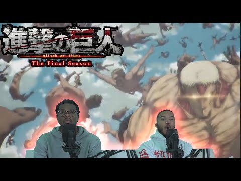 ATTACK ON TITAN S4 E1 REACTION | RAINING TITANS