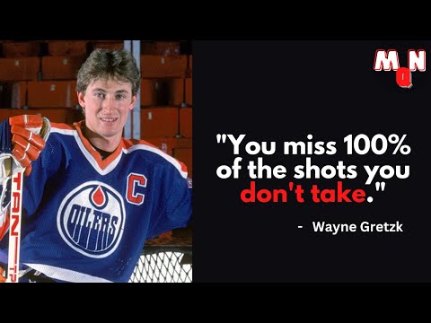 Remembering Wayne Gretzky as an Edmonton Oiler. and his Words of Wisdom!  #WayneGretzky #Quote #EdmontonOilers www.liannelay.com