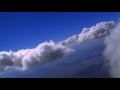 Футаж Облака.  Полет в облаках на высоте