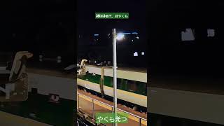 祝！出場、緑やくもの381系0番代　後藤総合車両所にてリバイバルカラー第三弾の、緑やくもにカラーチェンジした381系が無事に出場してきました　緑やくも　381系