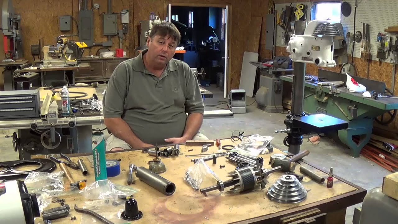 Delta 17"Drill Press Restoration Part 4 YouTube