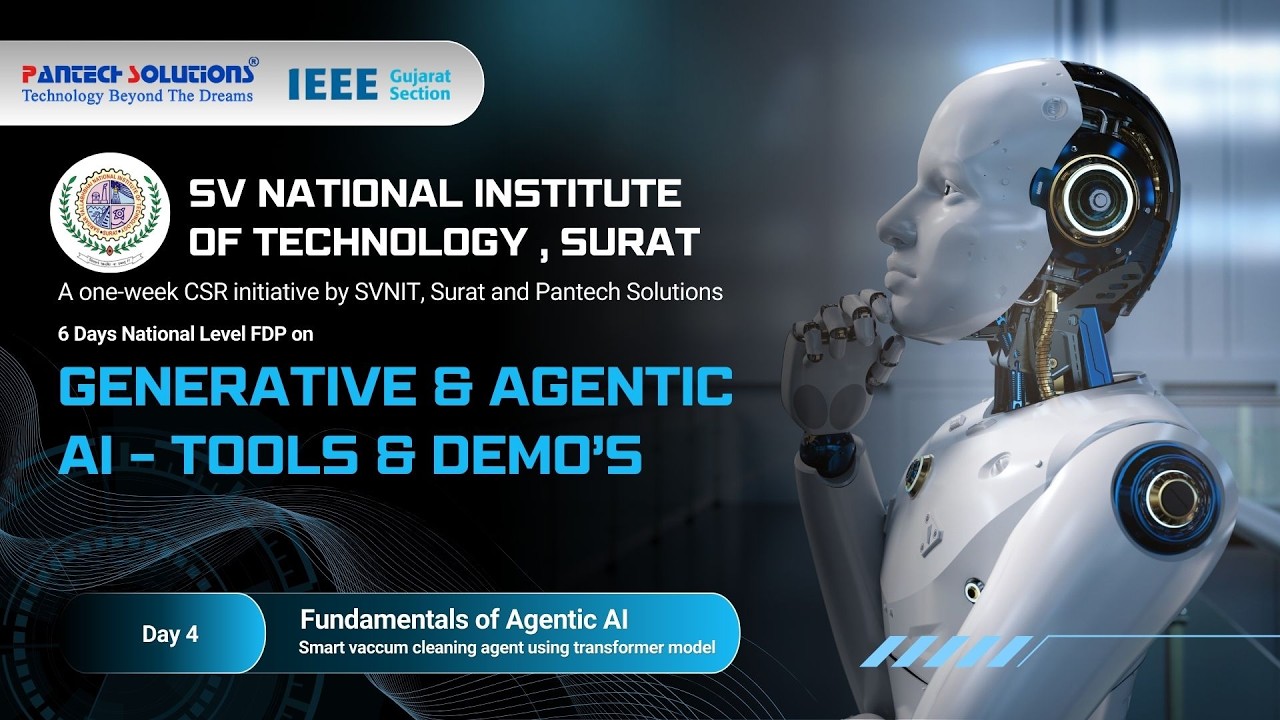 Day 4: SVNIT FDP on Generative & Agentic AI | Hands-on : Smart vaccum cleaning agent