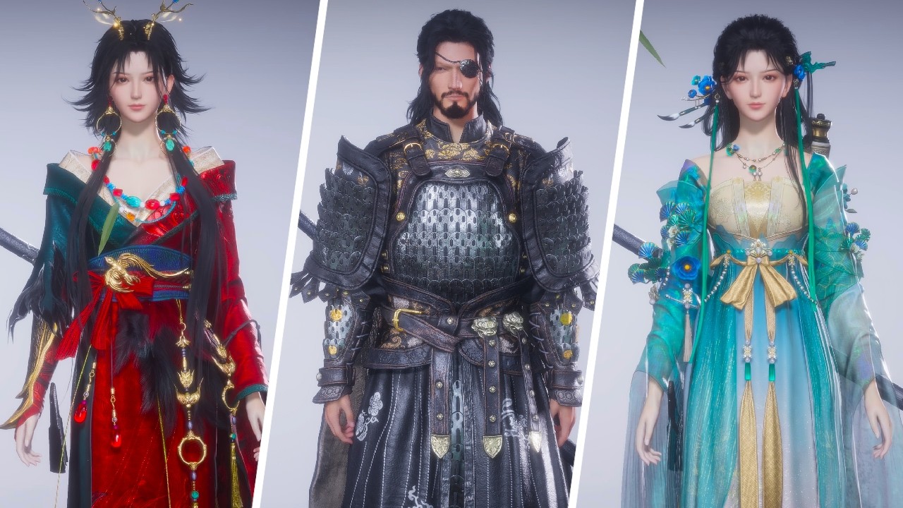 ALL 56 Outfits Showcase (Male & Female) - Where Winds Meet