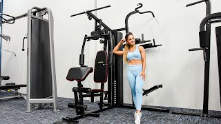 Home Gym with Pull Up Tower And Leg Developer Workout Video - Dynamo Fitness Equipment