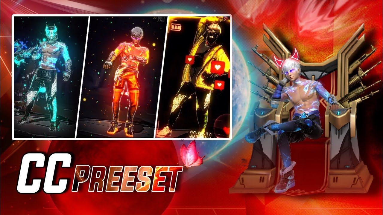Top 5 best cc preeset g-drive link  easy to use || #freefire #viral #smooth #trending #gaming #anime