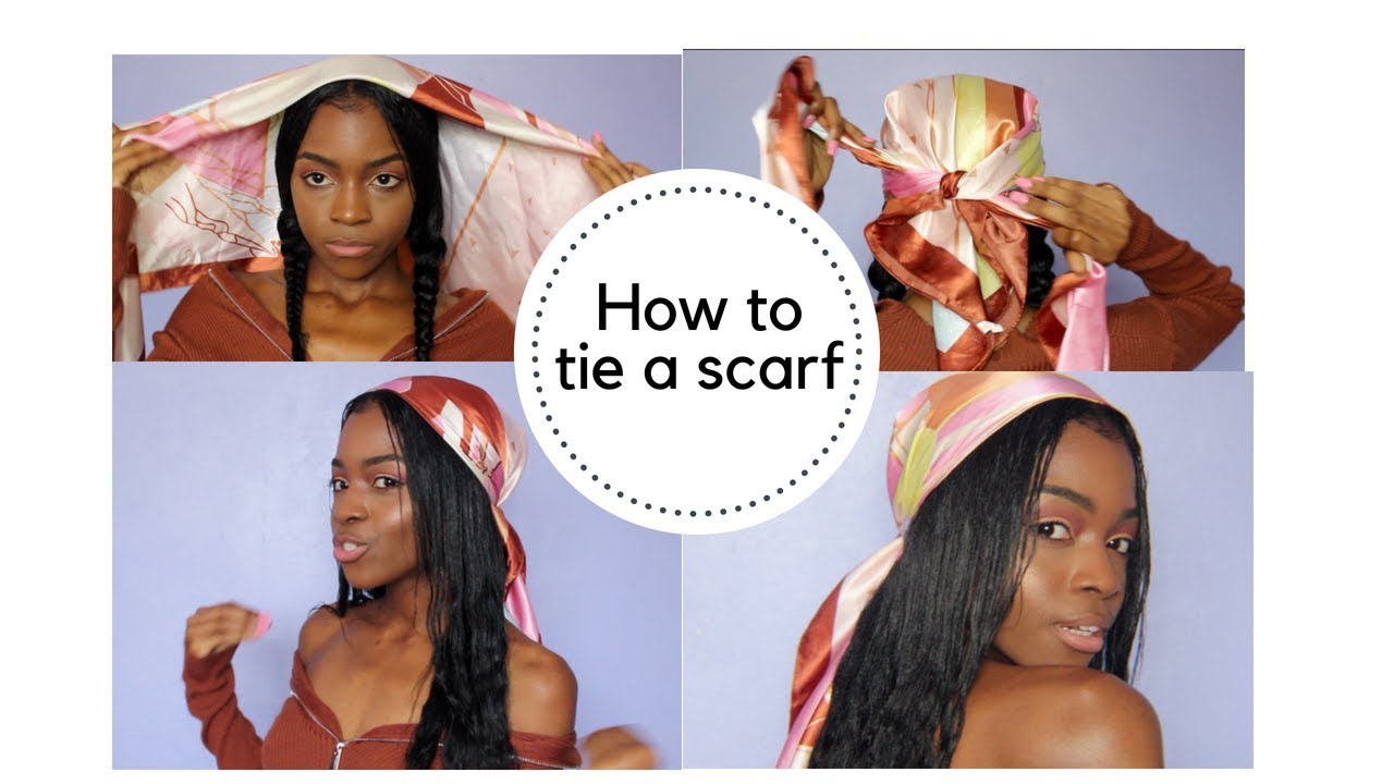 How to tie a headscarf! YouTube