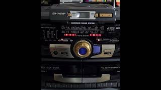 Sharp GX-CD1200 Vintage Boombox Portable CD Player Ghetto Blaster