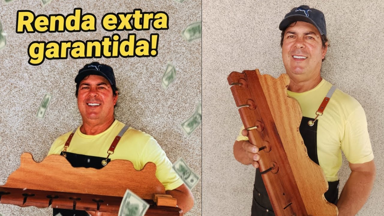 Porta-Espeto de Churrasco: Projeto Fácil pra Fazer e Vender