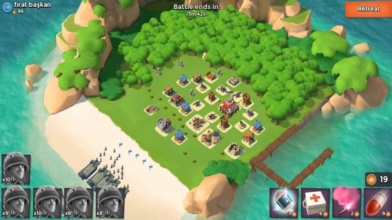 Boom Beach Gameplay Walkthrough - Attack Strategy 2 for Android/IOS