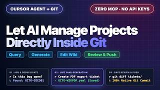 Native AI on Git Tickets & Wiki — No MCP, Just Cursor + Gitoza