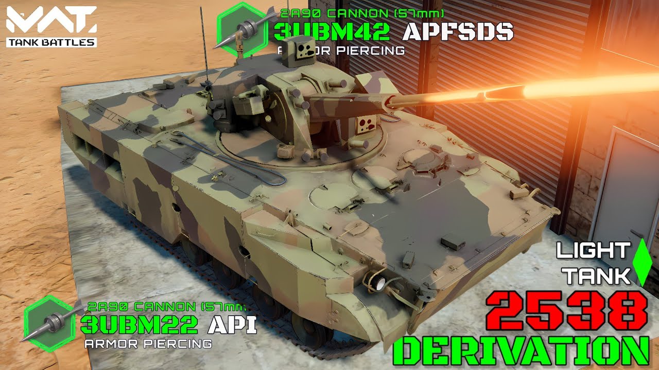 2S38 Derivation Light Tank! Gameplay! - MWT Tank Battles