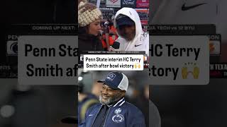 Famous Terry Smith’s Emotional Postgame Interview After Penn State Win 🏈 (via @espn ) Profile