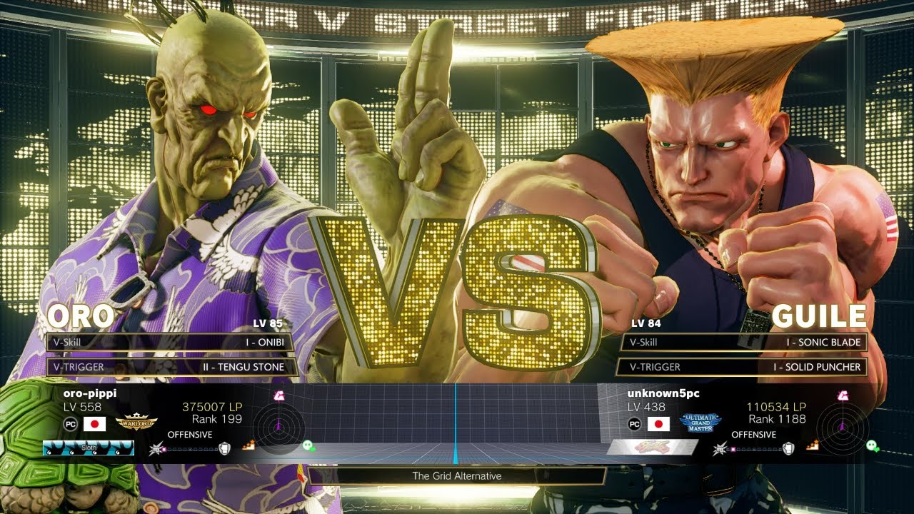 SFV Champion Edition 🔥 oro-pippi (Oro) Vs unknown5pc (Guile) 🔥 Online Match's 02-04-2023