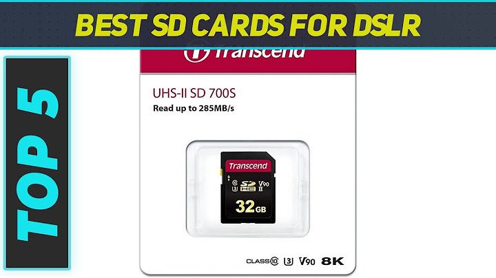 Top 5 best sdxc ii card for dslr năm 2024