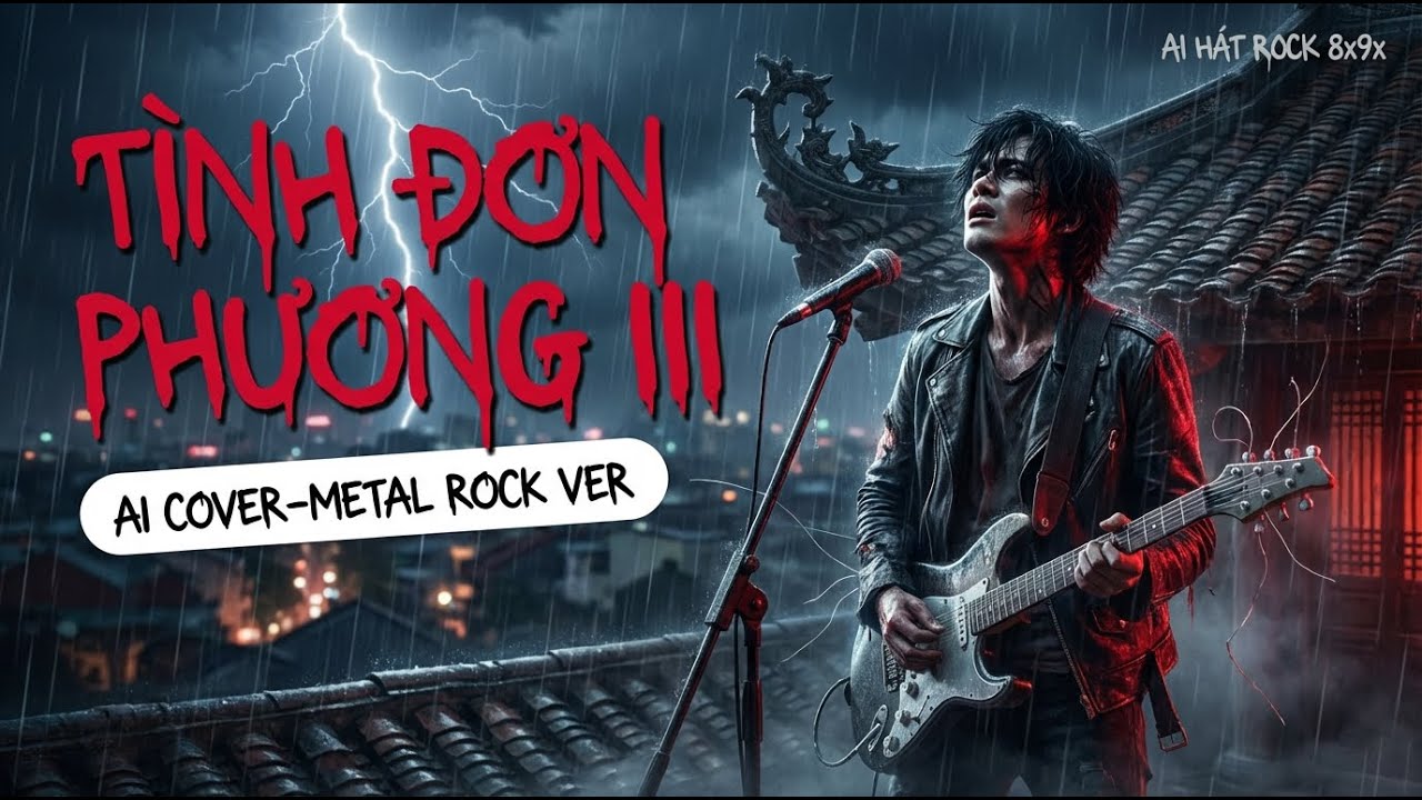 Tình Đơn Phương III – Bằng Kiều | AI Metal Rock Cover Đầy Bùng Nổ
