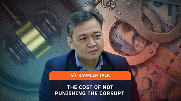 Rappler Talk: The cost of not punishing the corrupt
