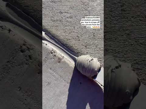 Silicone Off From The Concrete Joint Electronic Music Caulking Trending Silicone Viral 