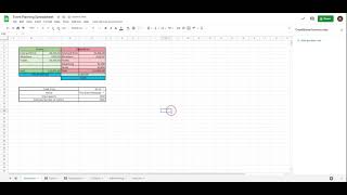 Event Planning Spreadsheet - Google Sheets Lesson 5