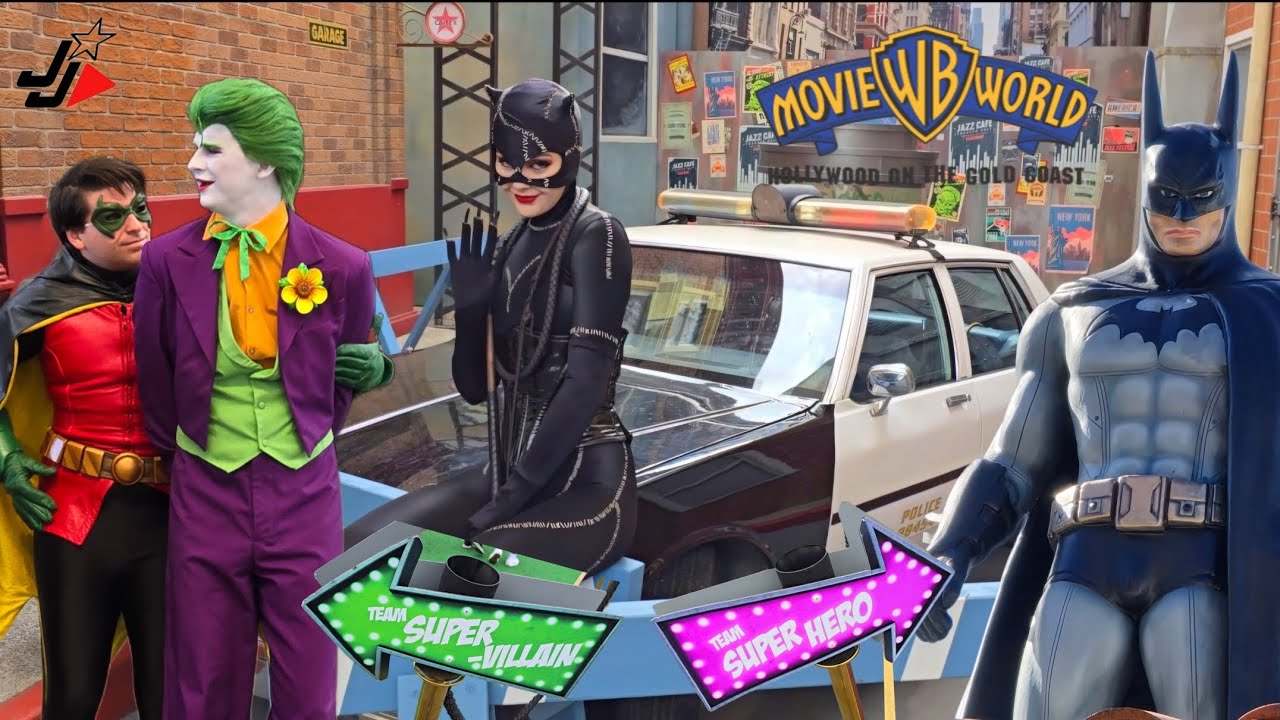 Приготовьтесь к «СУПЕРГЕРОЯМ И СУПЕРЗЛОДЕЯМ» DC — Movie World Gold Coast