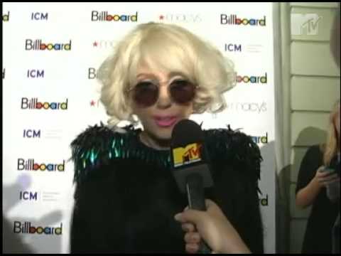 Lady GaGa at billboard awards (talks about Fame Kills tour canceled and ...