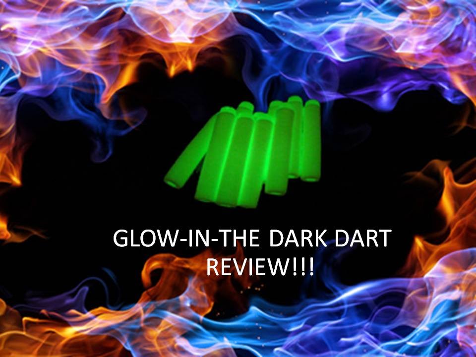 รีวิว Glow in the dark DART (for nerf gun)!!! YouTube