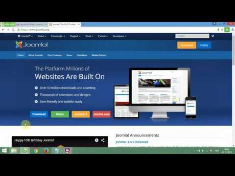Hướng dẫn cài đặt Joomla 3.4.5 và fix lỗi bị treo khi tạo bảng