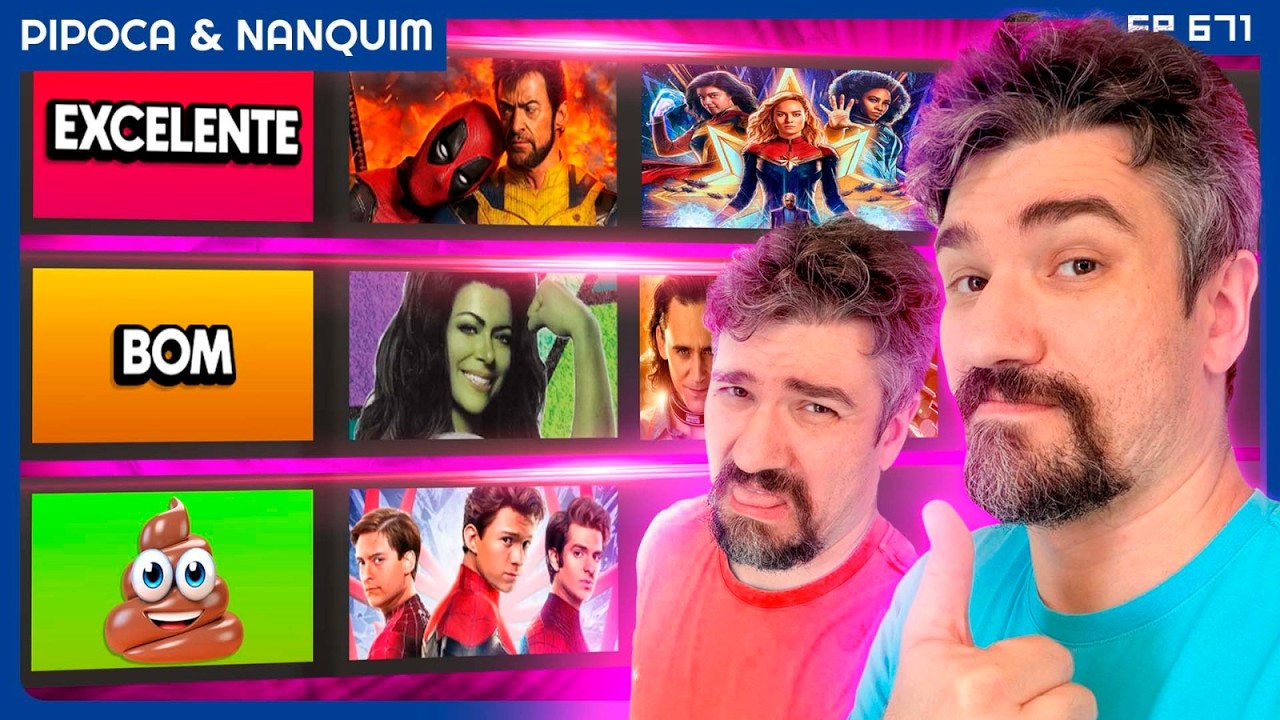 Tier List filmes e séries do MCU após Vingadores Ultimato