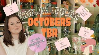 TBR prompt jar chooses my October reads! 🫙📚 Most ambitious TBR yet!