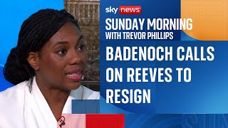Badenoch Calls On Reeves To Resign After Making A Mess Of The Economy