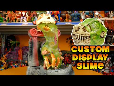 Custom Rubbery Slime for Masters of the Universe Slime Pit/Fright Pit display - Grossmos Dino Skull