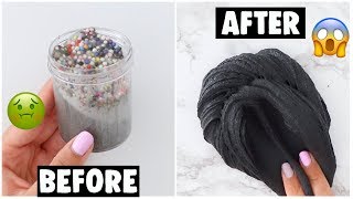 Extreme Slime Makeovers Fixing My 1 Year Old Slimes