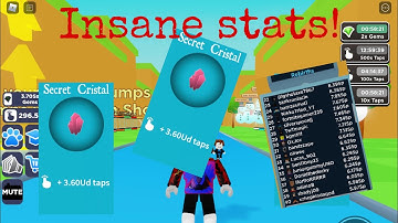 I HATCHED 3 SECRET PETS! (INSANE STATS TAPPING SIMULATOR)