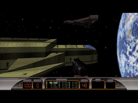 Прохождение игры Duke Nukem 3D часть 1 (Space Port)