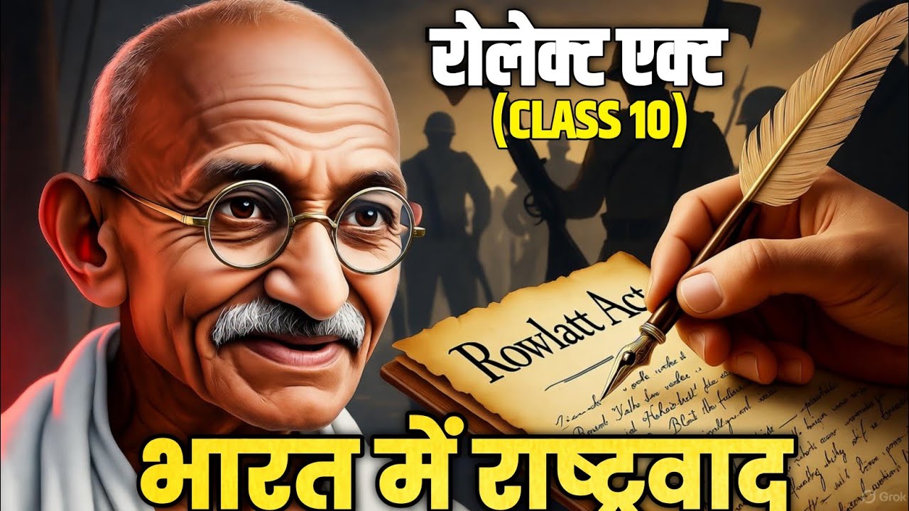रॉलेट एक्ट क्या था। | easy explanation in hindi।ssc, upsc,भारत में राष्ट्रवाद||class 10 history 