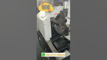 Automatic pipe cutting machine makes cutting chamfer easier