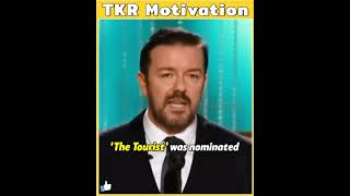 RICKY GERVAIS ROASTS JOHNNY DEEP🤣 #shorts #trending || TKR Motivation || Best Motivation