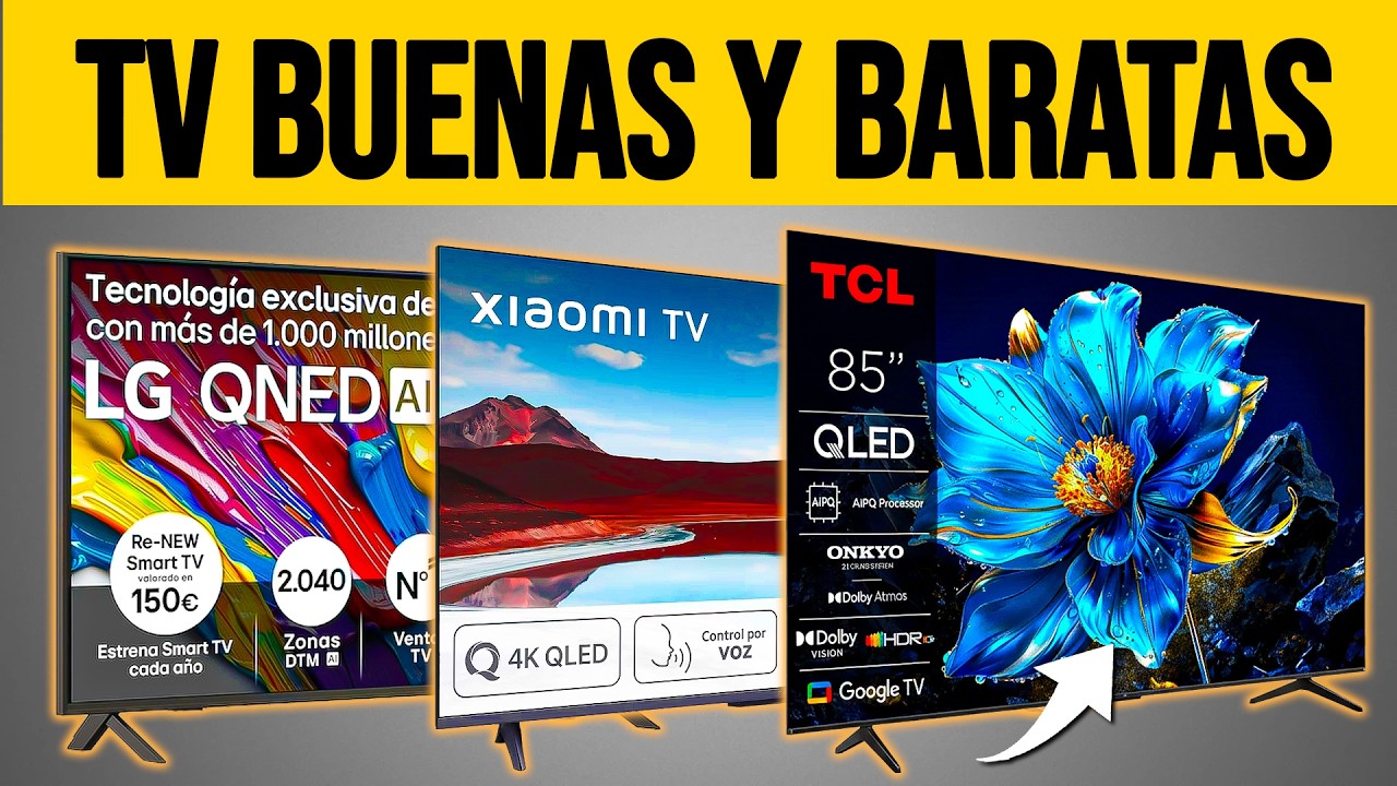 LAS MEJORES TELEVISIONES SMART TV 4K BARATAS DE 2026