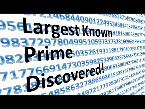 Largest Known Prime Discovered!